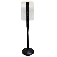 14 in. cast iron base stand with a 48 in. tall post
