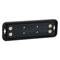 Molded Plastic Sign Holder, 3x10 Sign Frame
