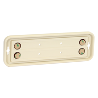 Molded Plastic Sign Holder, 3x10 Sign Frame