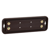 Molded Plastic Sign Holder, 3x10 Sign Frame