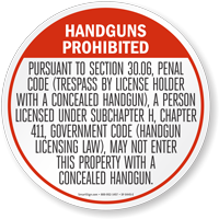 Texas Concealed Carry Regulations